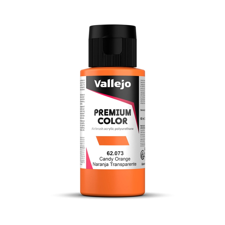 Orange Transparent - 60ml Candy Premium Color - VALLEJO 62.073