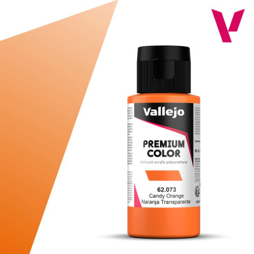 Orange Transparent - 60ml Candy Premium Color - VALLEJO 62.073