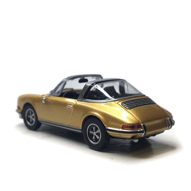 Porsche 911 Targa, gold, 1972 - Minichamps 870064564- 1/87