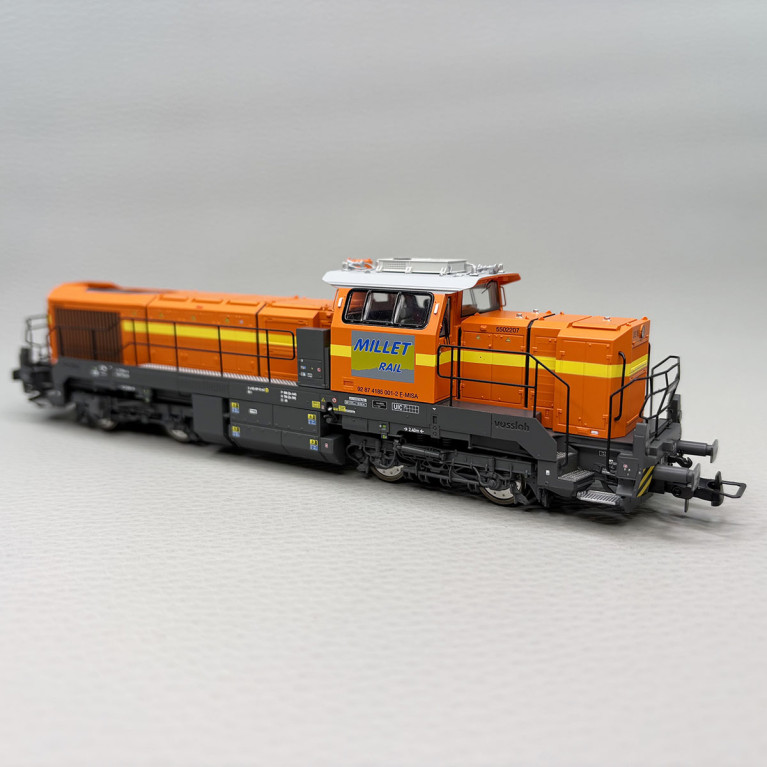 Locomotive diesel Vossloh DE 18, 001-2, Millet Rail - JOUEF HJ2472