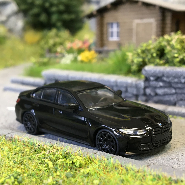 BMW M3, noir, 2020 - Minichamps 870023202 - 1/87