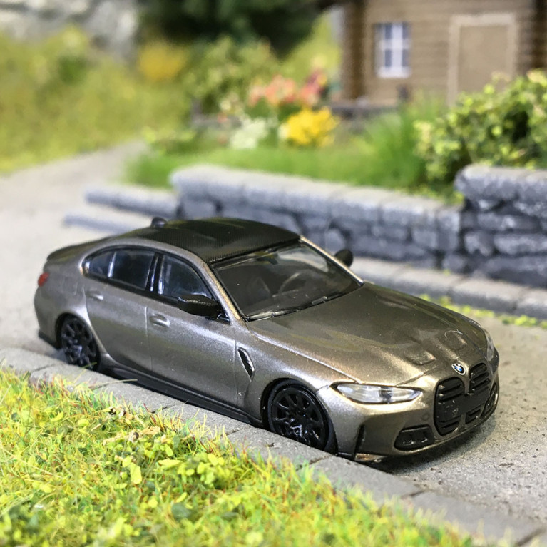 BMW M3, gris, 2020 - Minichamps 870023204 - 1/87