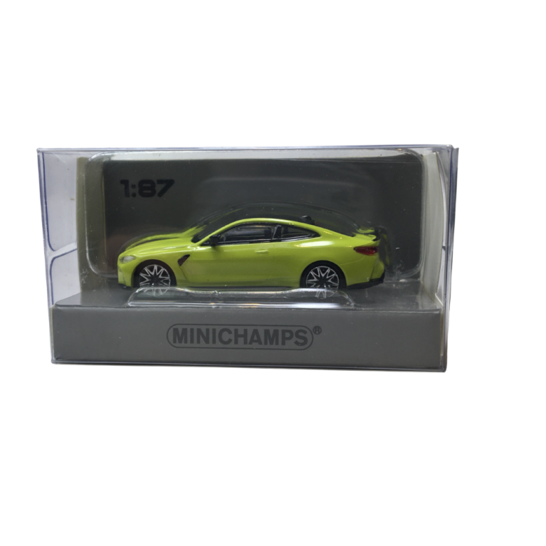 BMW M4, jaune, 2020 - Minichamps 870023020 - 1/87