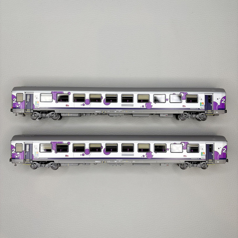 Lsmodels 41212 - 2 voitures, Vtu réversible, B11tu, 2CL, Région Haute Normandie, SNCF