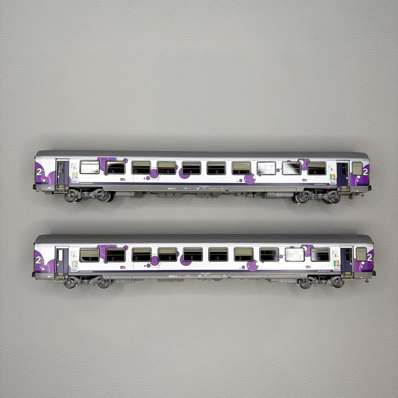 Lsmodels 41212 - 2 voitures, Vtu réversible, B11tu, 2CL, Région Haute Normandie, SNCF