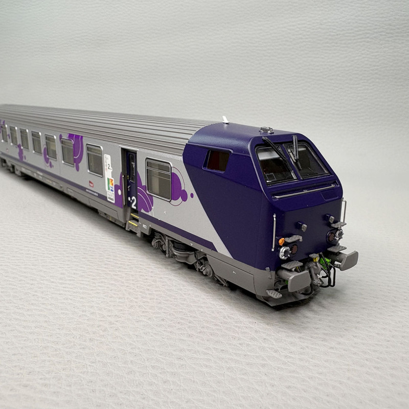 Lsmodels 41251 - 3 voitures, Vtu réversible, B11tu, A10tuh, B6t2uxh, Région Haute Normandie, SNCF