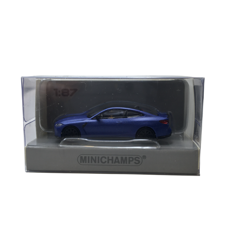 BMW M4, bleu, 2020 - Minichamps 870023024 - 1/87