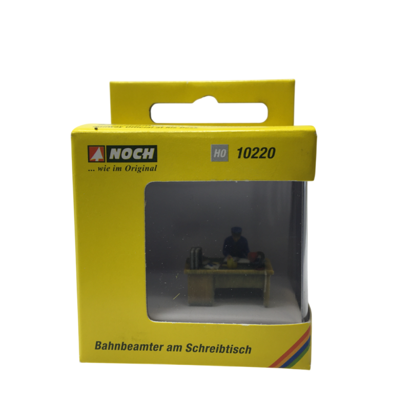 Fonctionnaire des chemins de fer, à son bureau - NOCH 10220 - HO 1/87