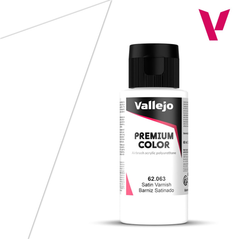 Vernis Satiné - 60ml Auxiliaire Premium Color - VALLEJO 62.063