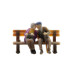 Seniors sur un banc - NOCH 10435 - HO 1/87