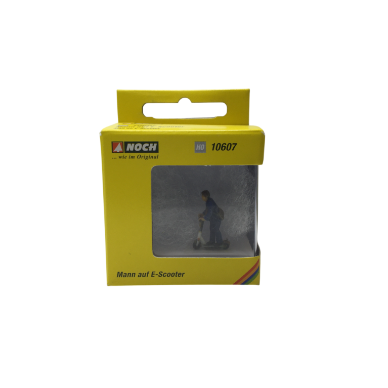 Homme sur trottinette électrique - NOCH 10607 - HO 1/87