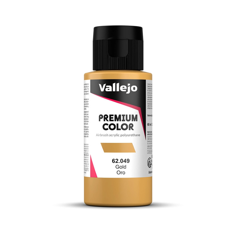 Or - 60ml Metallic Premium Color - VALLEJO 62.049