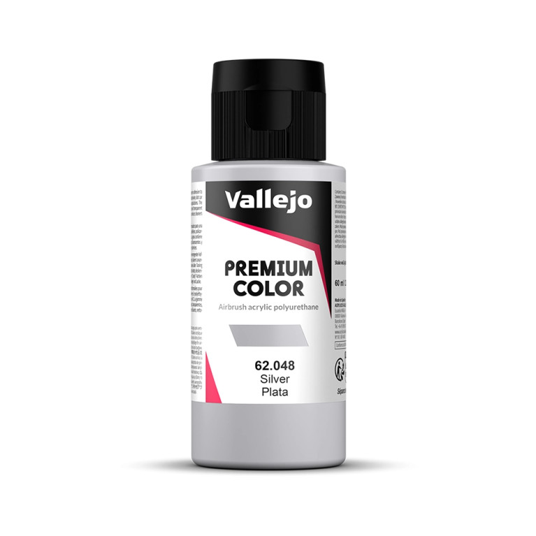 Argent - 60ml Metallic Premium Color - VALLEJO 62.048