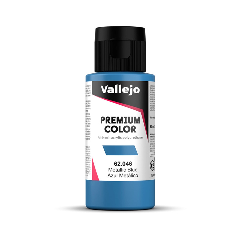 Bleu Métallisé - 60ml Metallic Premium Color - VALLEJO 62.046