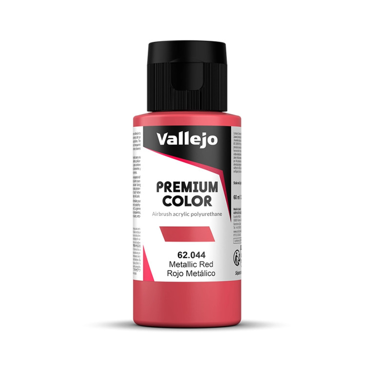Rouge Métallisé - 60ml Metallic Premium Color - VALLEJO 62.044