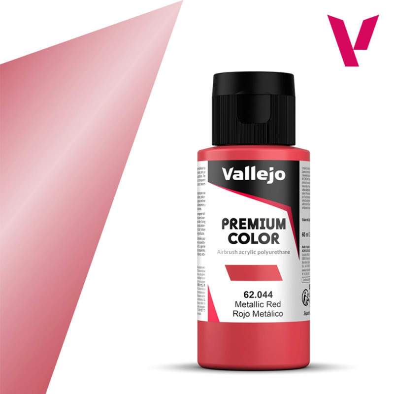 Rouge Métallisé - 60ml Metallic Premium Color - VALLEJO 62.044