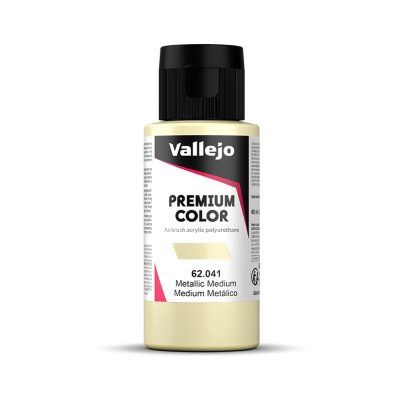 Médium Métallisé - 60ml Metallic Premium Color - VALLEJO 62.041