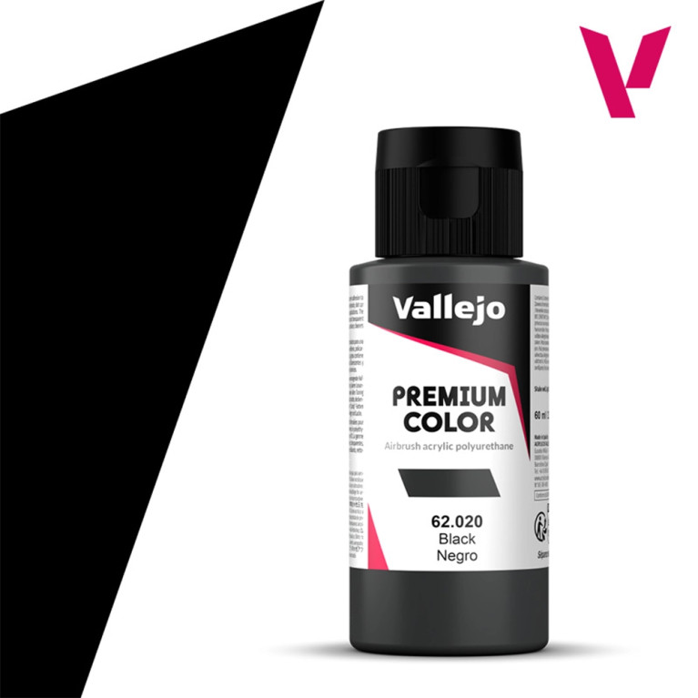 Noir - 60ml Opaque Premium Color - VALLEJO 62.020