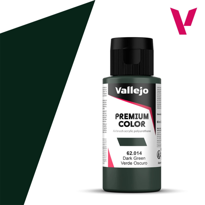 Vert Foncé - 60ml Opaque Premium Color - VALLEJO 62.014