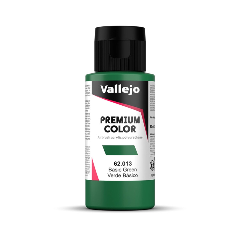 Vert Basique - 60ml Opaque Premium Color - VALLEJO 62.013