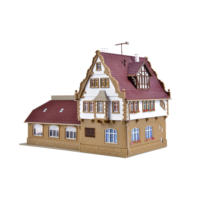 Magasin de boissons, avec éclairage intérieur, LED, kit fonctionnel - VOLLMER 43697 - HO 1/87