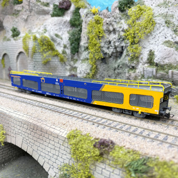 Wagon porte autos DDm 916, ZSSK, Ep. VI - RIVAROSSI HR4420 - HO 1/87