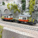 2 wagons d'accouplement type Db, "Sputnik", SBB CFF FFS, Ep. IV - MARKLIN 46850 - HO 1/87
