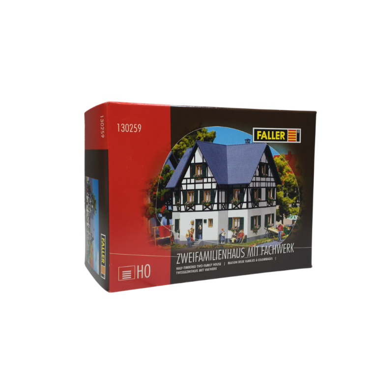 Maison 2 familles à colombages - Faller 130259 - HO 1/87