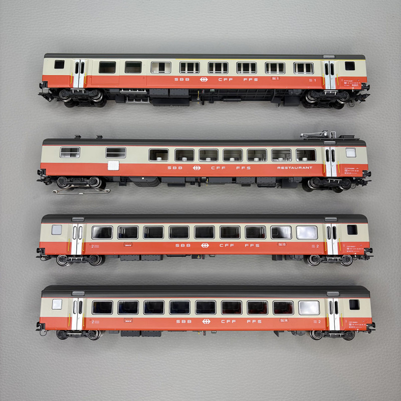 4 voitures voyageurs type EWIII, "Swiss Express", SBB CFF FFS - MARKLIN 42190