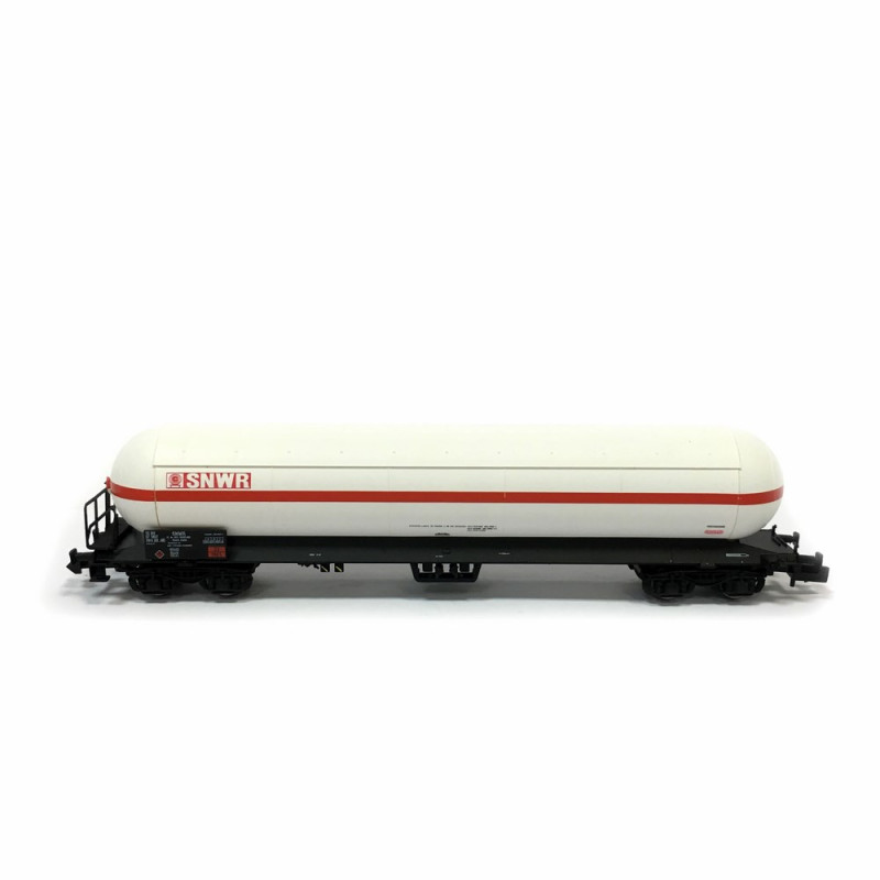 Set De 2 Wagons Citernes Gaz, SNCF -Arnold HN6525- Livrée Gris Avec Bande Orange Echelle N