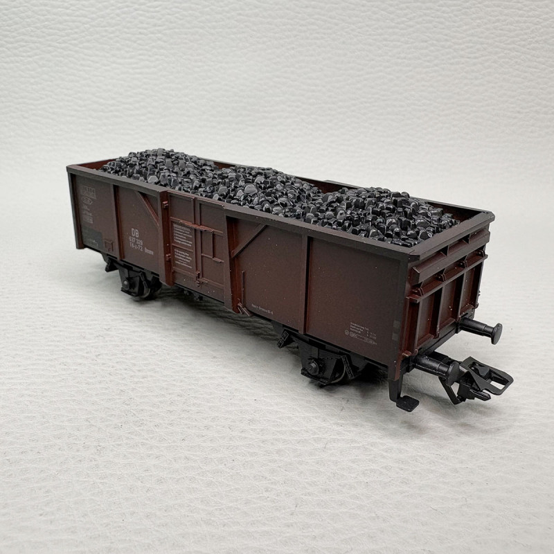 5 wagons tombereaux à déchargement centrale type Fd-z-72 Ommv, DB - MARKLIN 44311