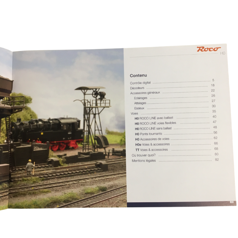 Catalogue d'accessoires Roco, français 84 pages - ROCO 81853