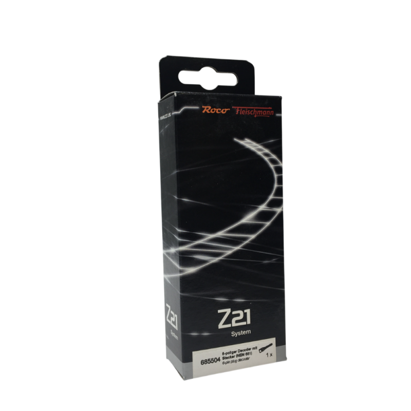 Décodeur avec torons, connecteur 6 pôles NEM 651 - FLEISCHMANN 685504, HOe / N, TT