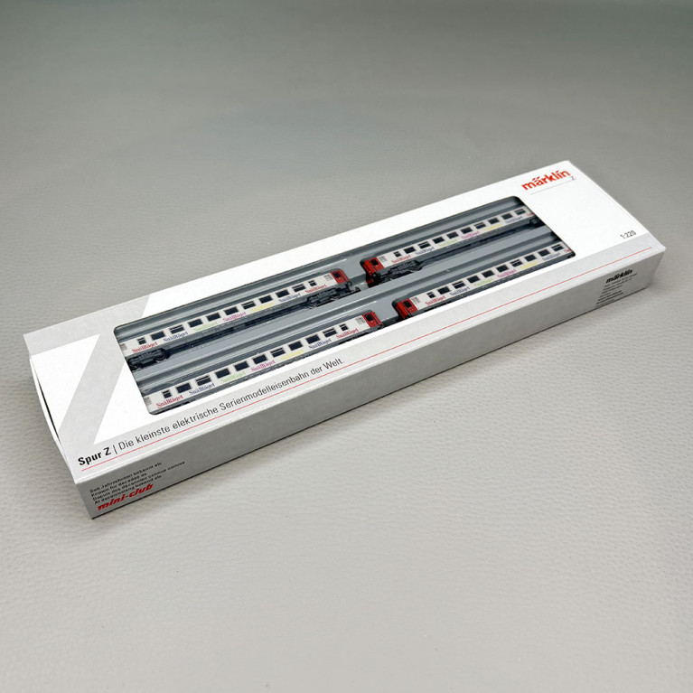 4 voitures voyageurs type Bmpz, 2CL, "Berlin-Malmö-Express", ELL/LTE - MARKLIN 87283