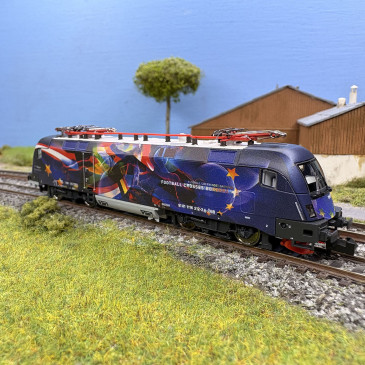 Locomotive électrique 1116 212-2, "Football Vereint Europe", ÖBB, Ep. VI - FLEISCHMANN 7560070 - N 1/160