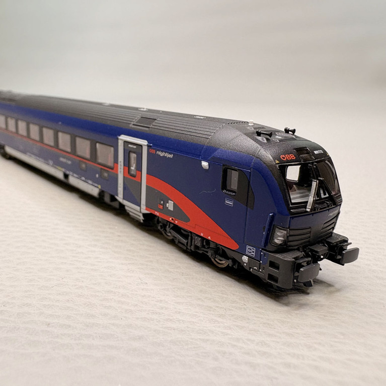 Rame 7 éléments, voitures pour train "Nightjet", ÖBB - FLEISCHMANN 6260065