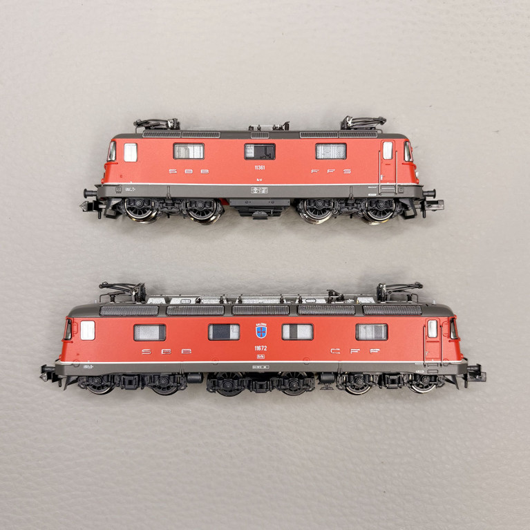 Locomotives double traction Re 10/10, Re 6/6 11672 + Re 4/4 III 11361, SBB - FLEISCHMANN 7570049