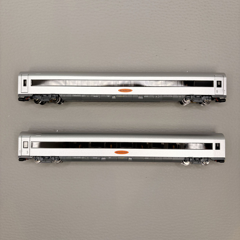 2 voitures dont pilote, "Metropolitan Express", DB - MINITRIX 15161