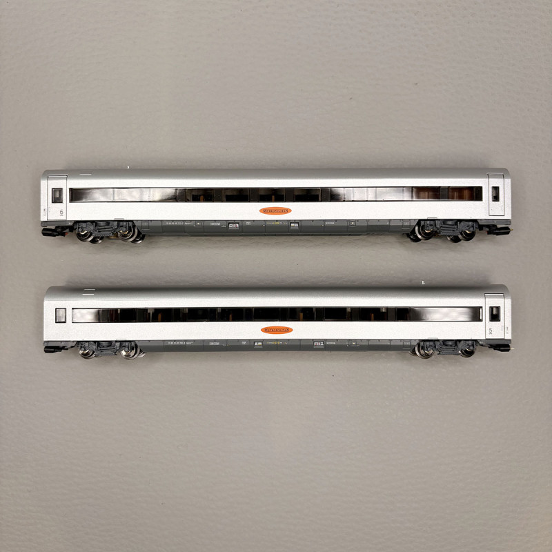 2 voitures dont pilote, "Metropolitan Express", DB - MINITRIX 15161