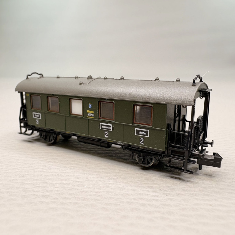 Voiture voyageurs type BCi, 2 essieux, DRB GV Bay. - MINITRIX 18962