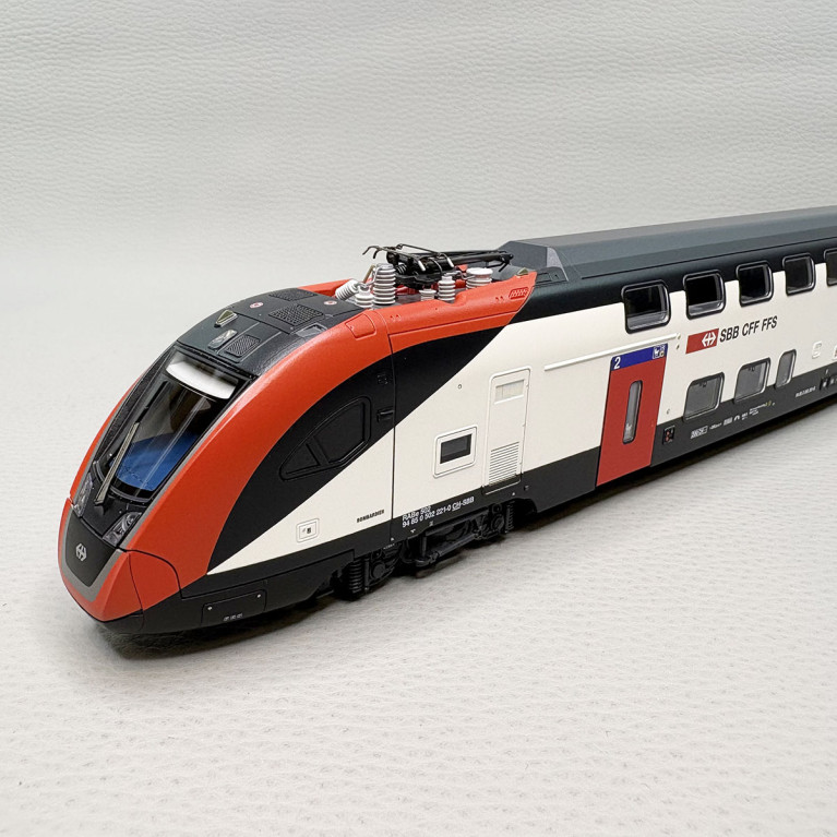 Train RABe 502 221-0, à 2 étages, 8 éléments, SBB CFF FFS - ROCO 7710007