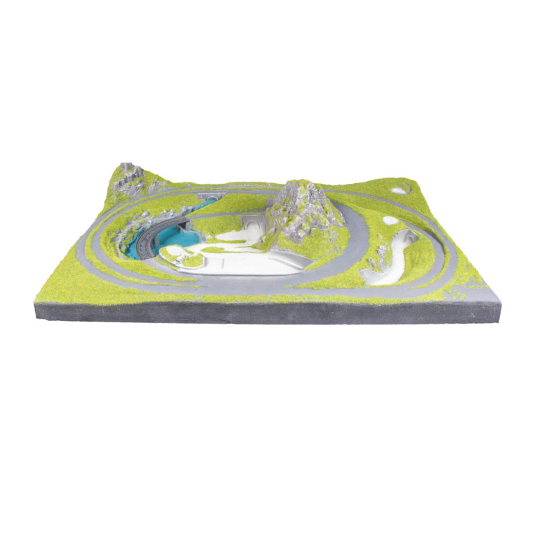 Plateau " Bozen" 77 x 52 x 14 cm - Z 1/220 - NOCH 87043