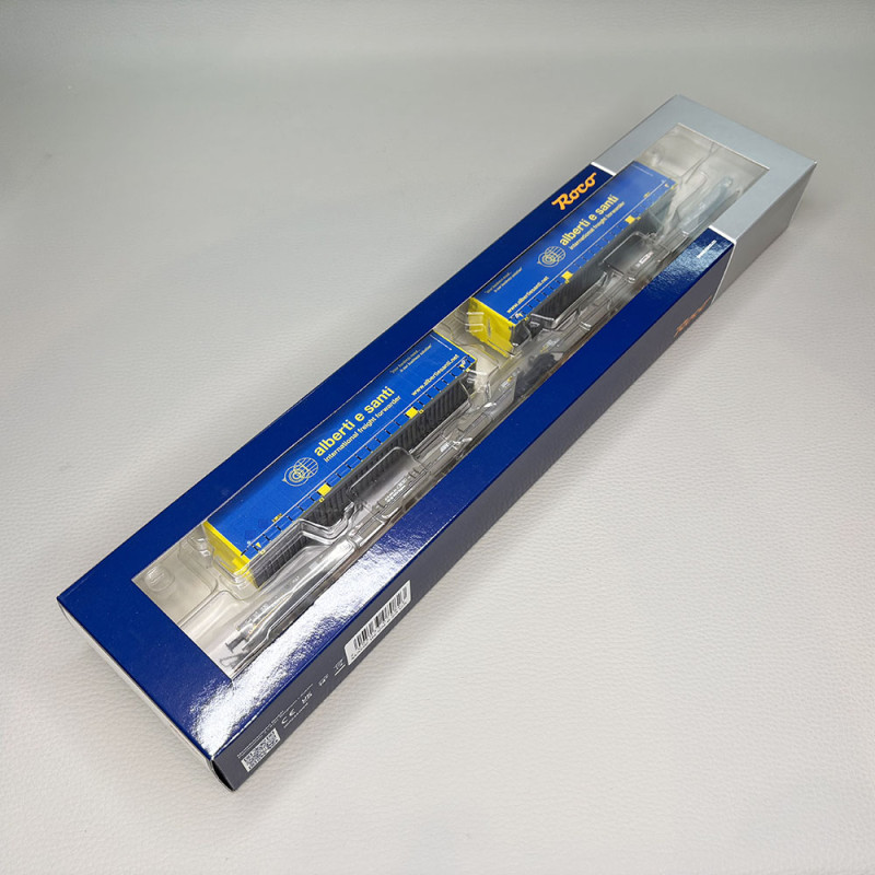 Wagon articulé double poche, Sdggmrss / T3000e, "Alberti e Santi", Hupac - ROCO 6600137