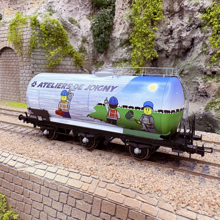 Wagon citerne 3 essieux UH, "Atelier de Joigny", VTG, SNCF, Ep. IV - JOUEF HJ6295 - HO 1/87