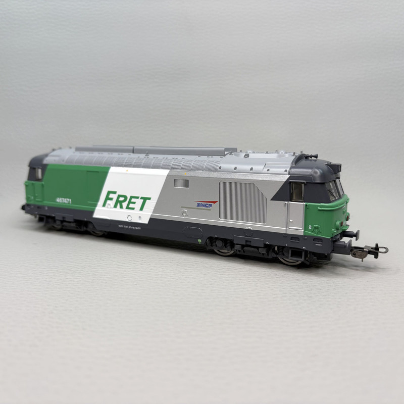 Locomotive diesel BB467471, logo Casquette, "FRET", SNCF - PIKO 96152
