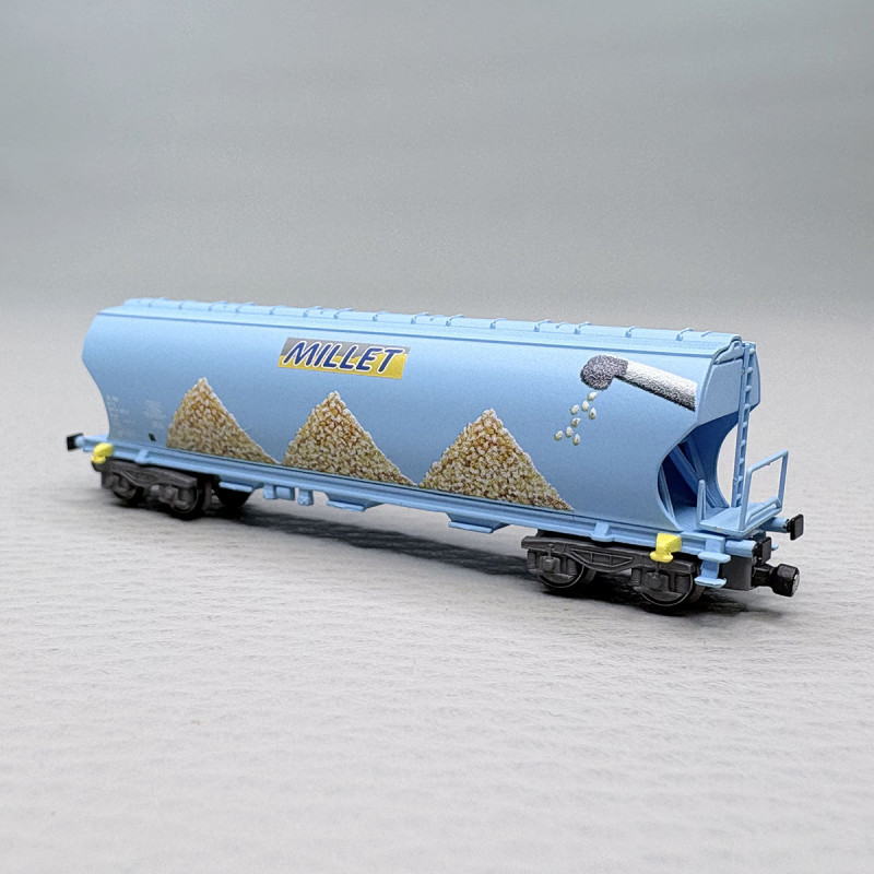 Wagon trémie céréalier, "Millet", SNCF - AZAR MODELS W01-MM1
