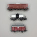 3 wagons marchandises ligne secondaire, FS - ROCO 6600229