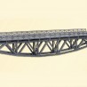 Pont droit métallique 1 voie 340mm-HO-1/87-KIBRI 39303