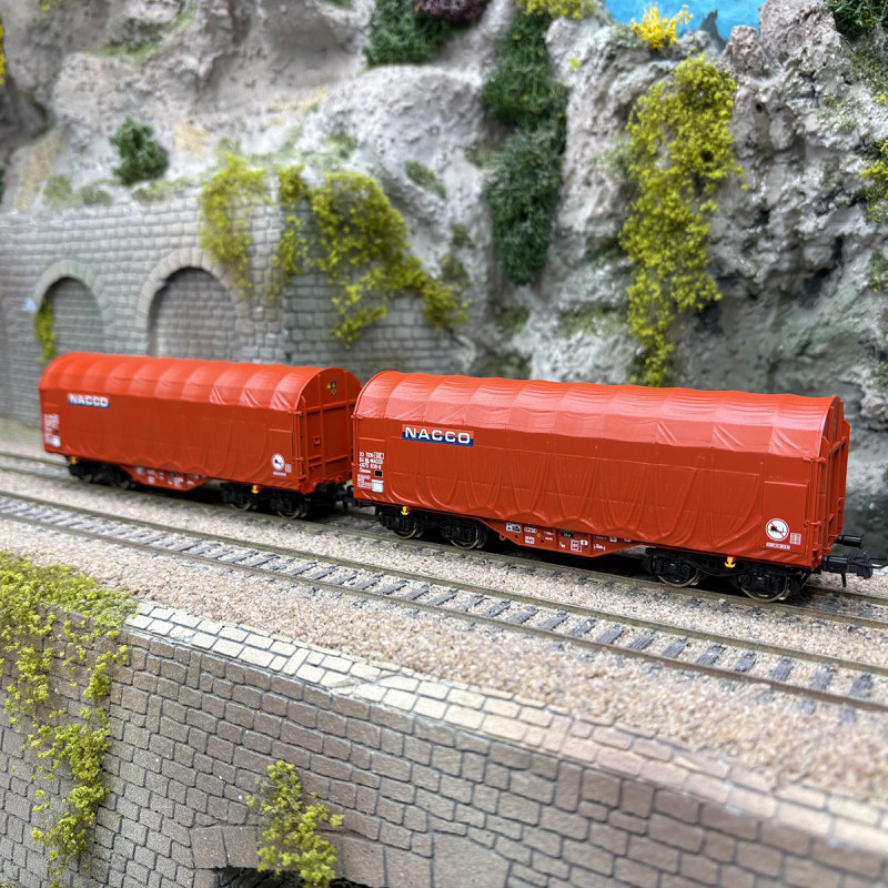 Wagon Roco HO Bâché Court NS CARGO 46661 – Neuf Sous Emballage D'origine