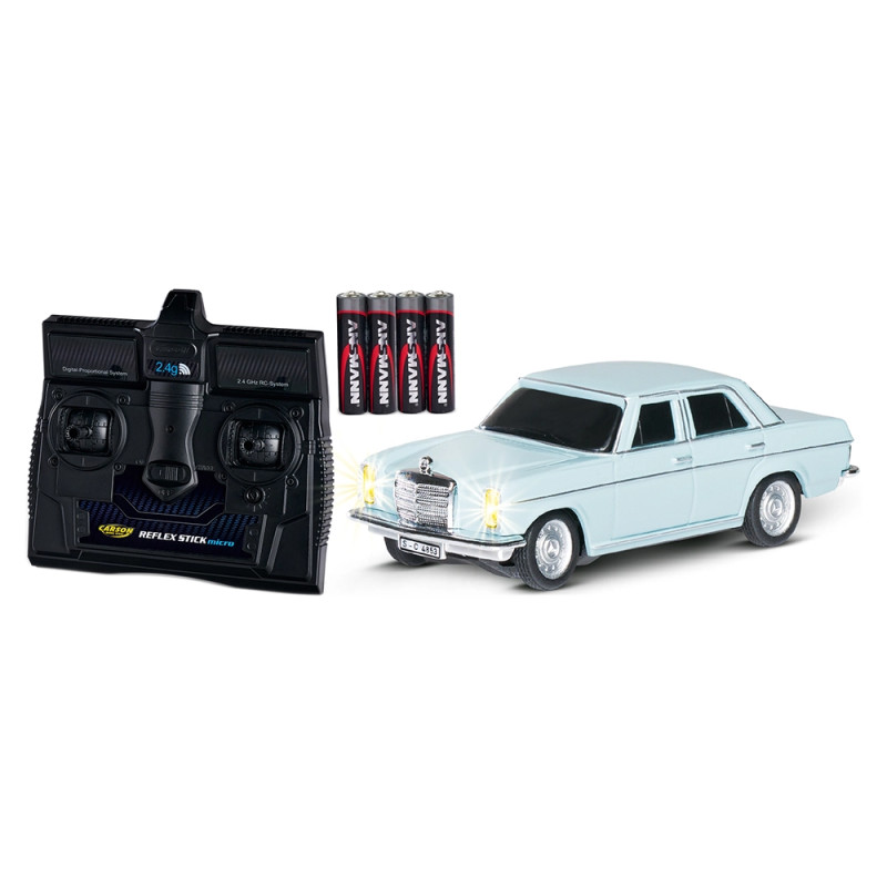 Mercedes Benz 200/8 bleu - 1/87 - CARSON 500504170